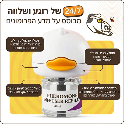 בקבוקון למילוי לפרומונים לחתולים
